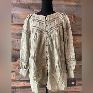 Anthropologie XL blouse